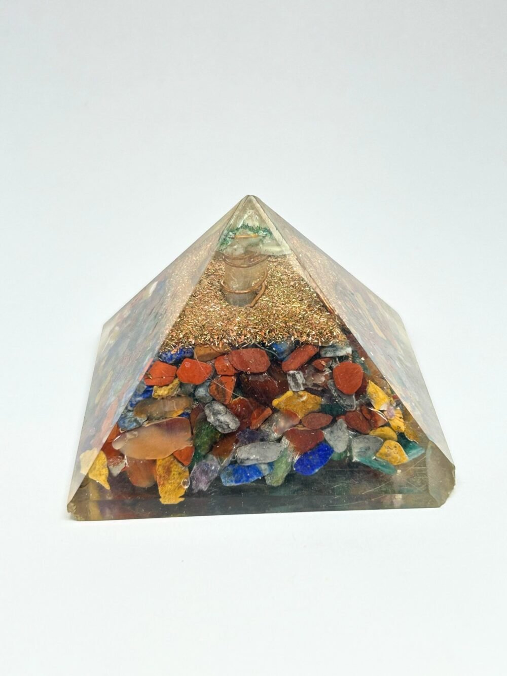 7 Chakra Orgone Pyramid