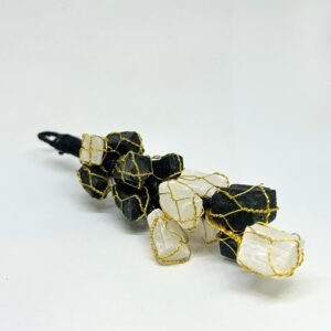 Tourmaline & Selenite Hanging Stick