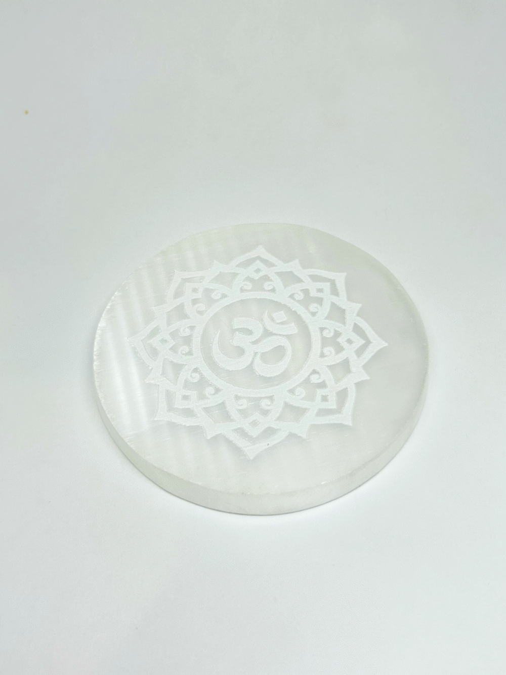 Selenite Plate Round