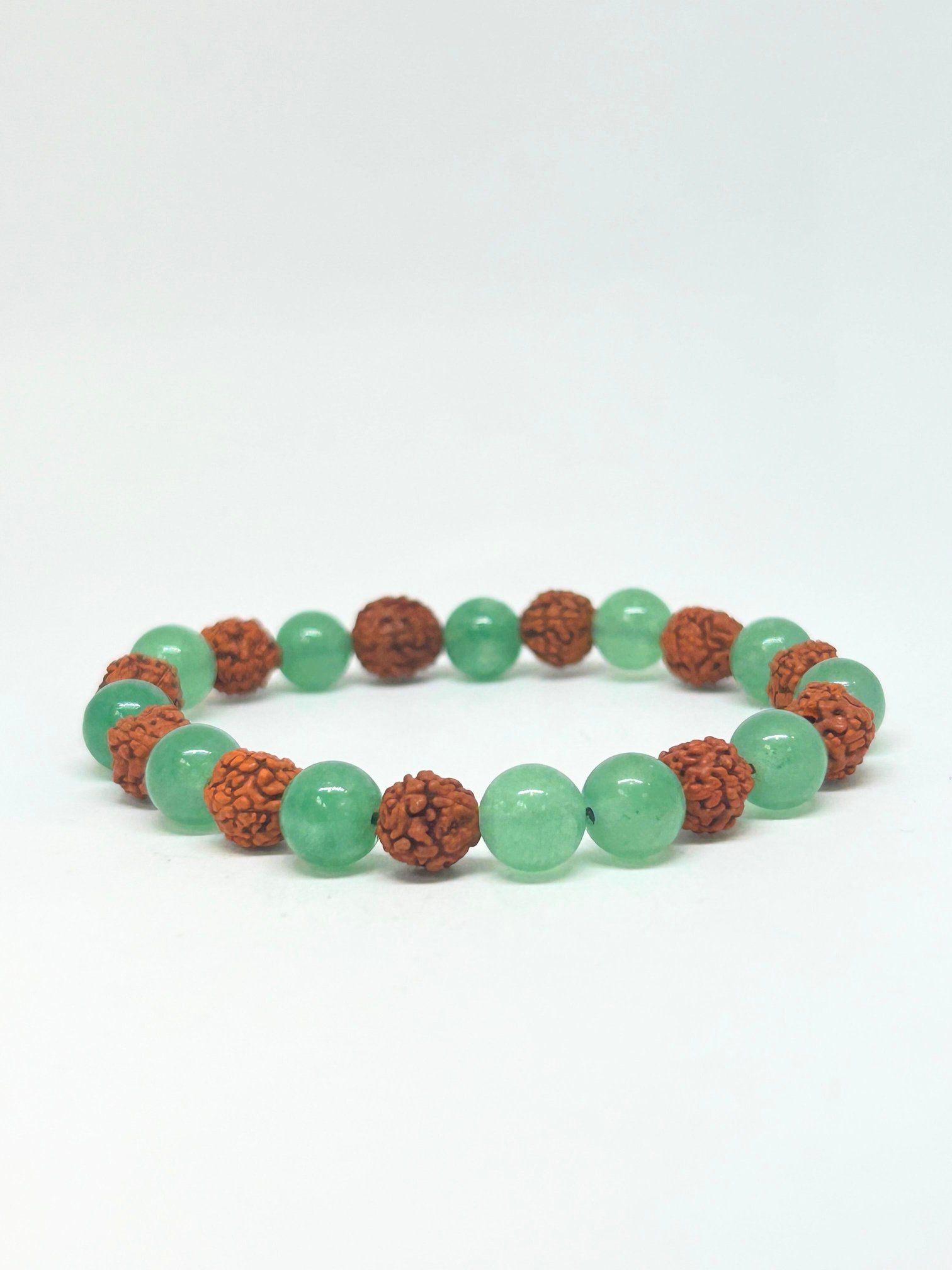 Green Aventurine & Rudraksh