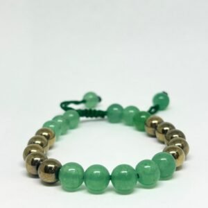Green Aventurine & Golden Pyrite