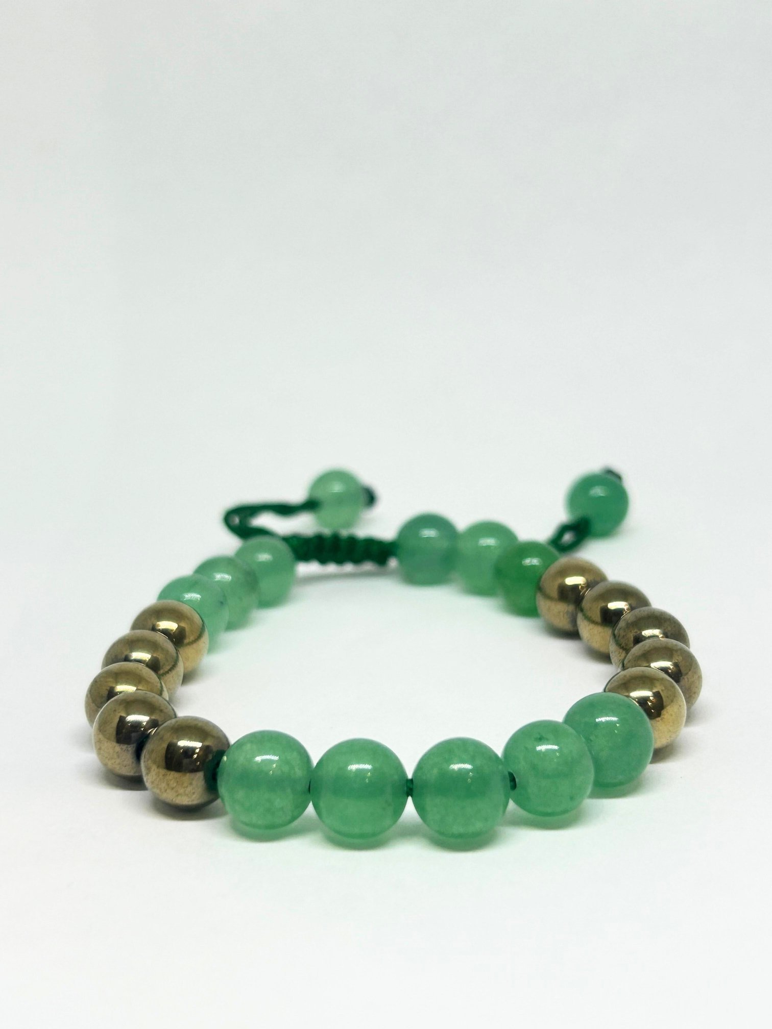 Green Aventurine & Golden Pyrite